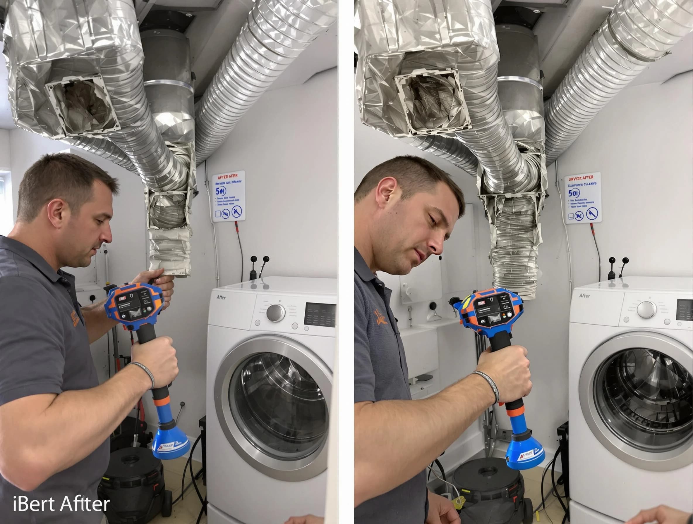 Professional clogged vent cleaning by Riverside Dryer Vent Cleaning in Riverside