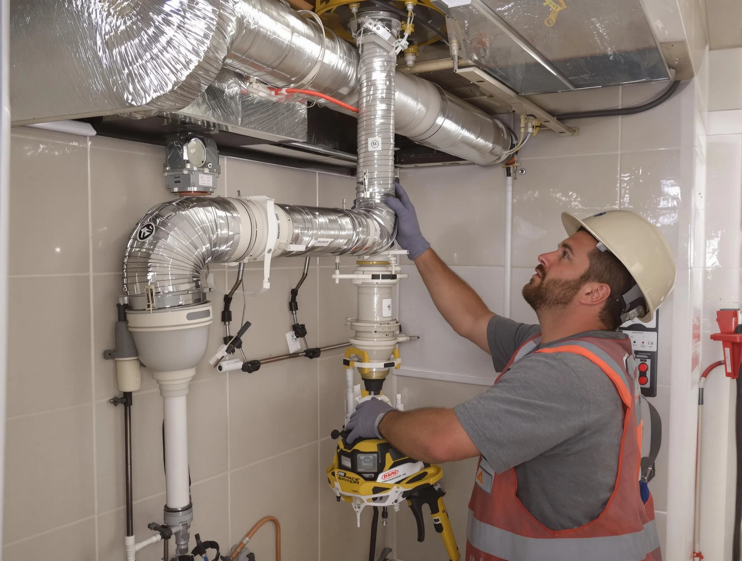 Riverside Dryer Vent Cleaning expert performing professional dryer vent repair and installation in Riverside