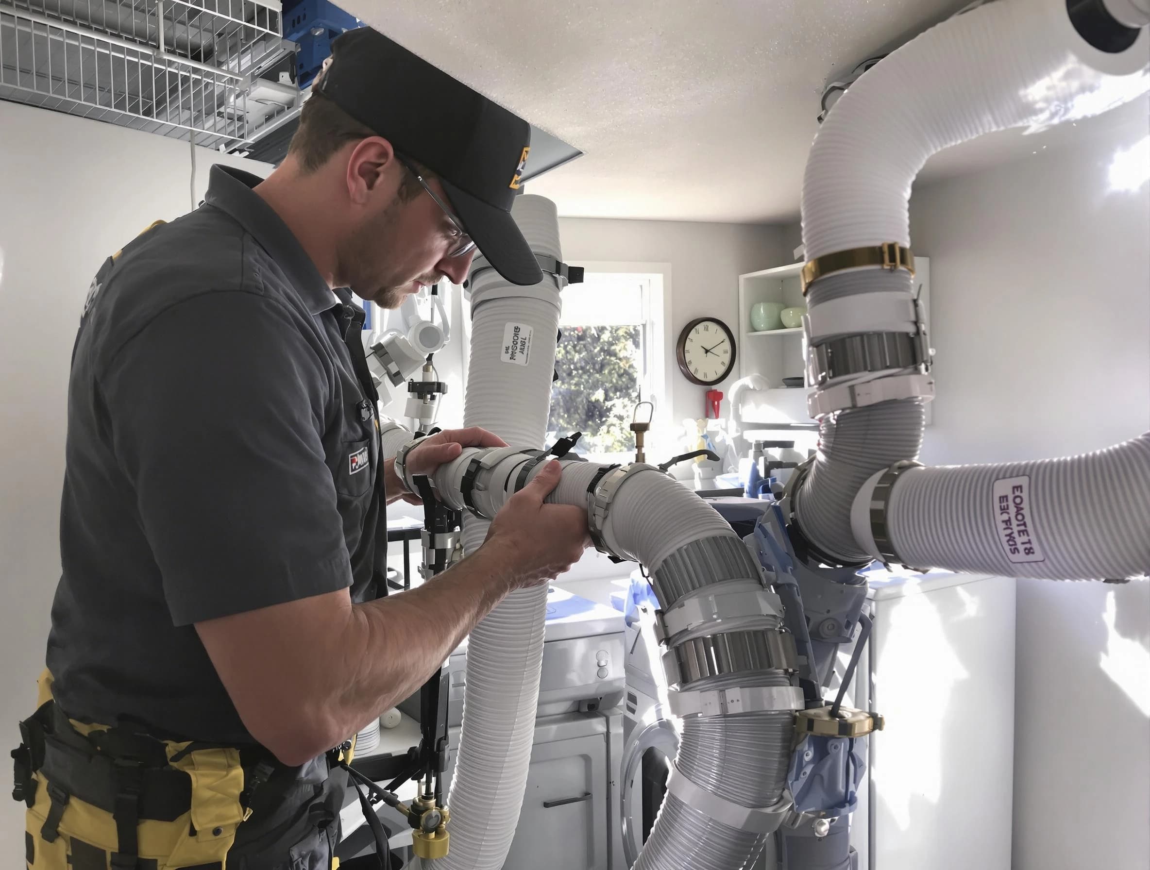 Dryer Vent Hose Installation in Riverside