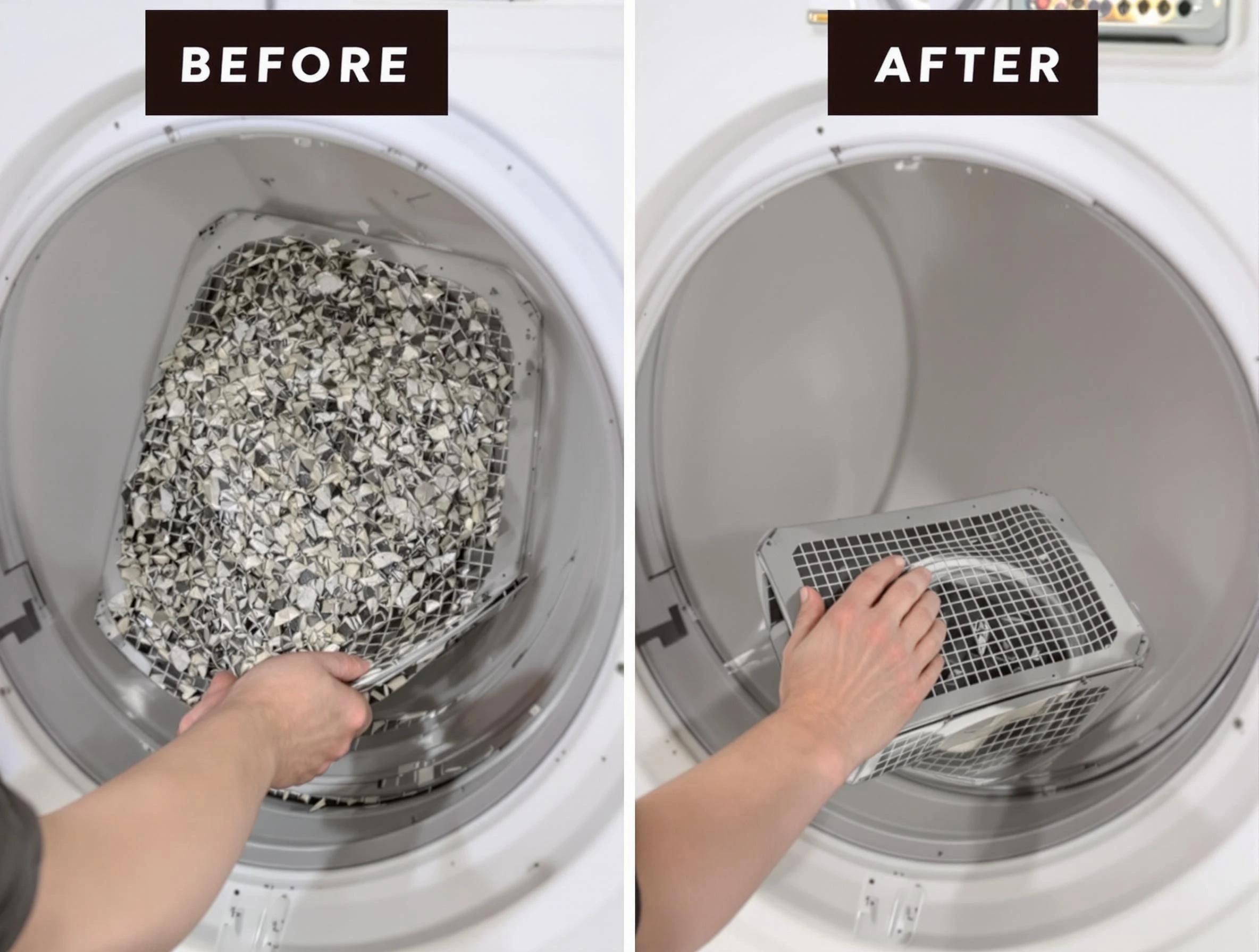 Professional lint trap cleaning by Riverside Dryer Vent Cleaning in Riverside