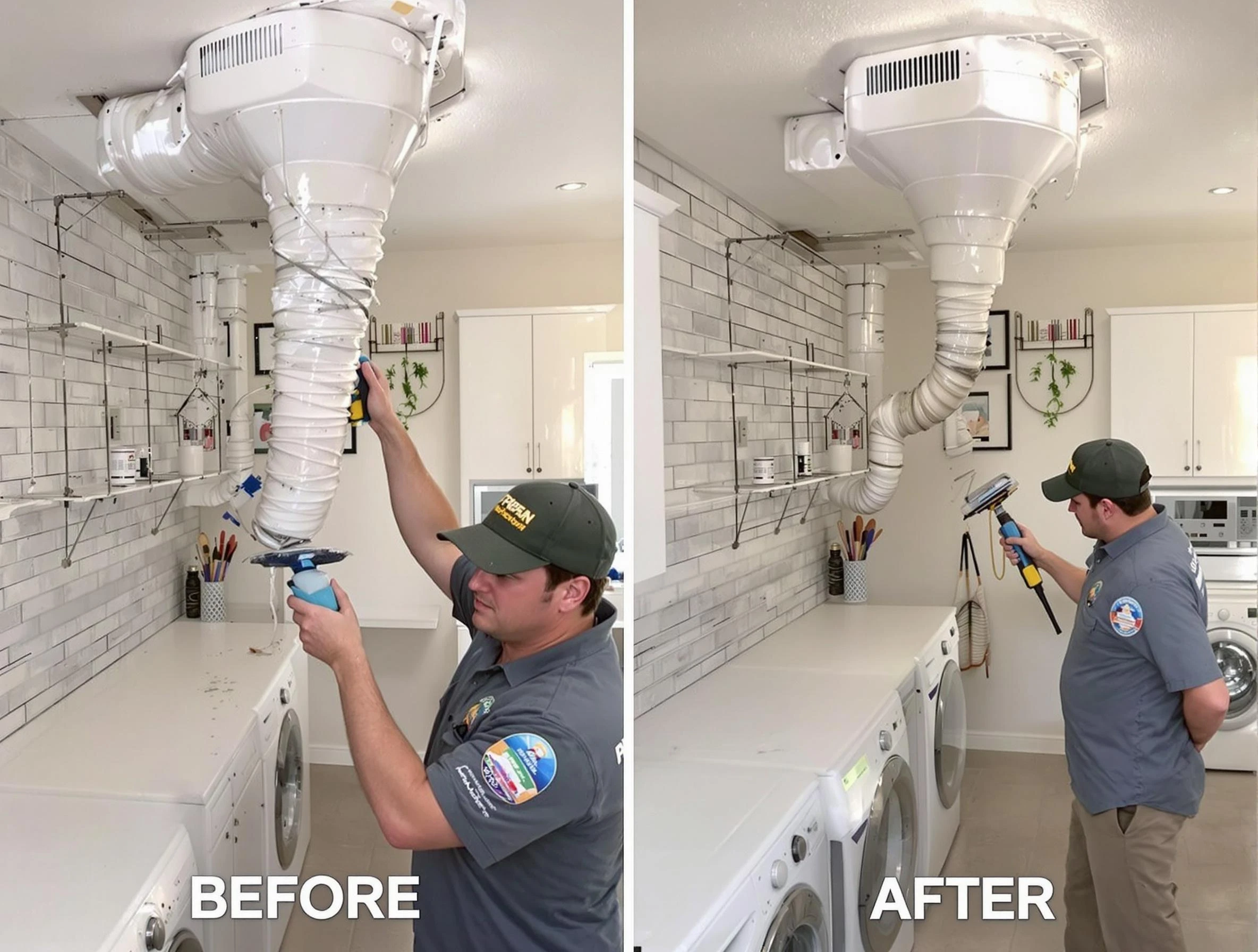 Professional dryer exhaust vent cleaning by Riverside Dryer Vent Cleaning in Riverside