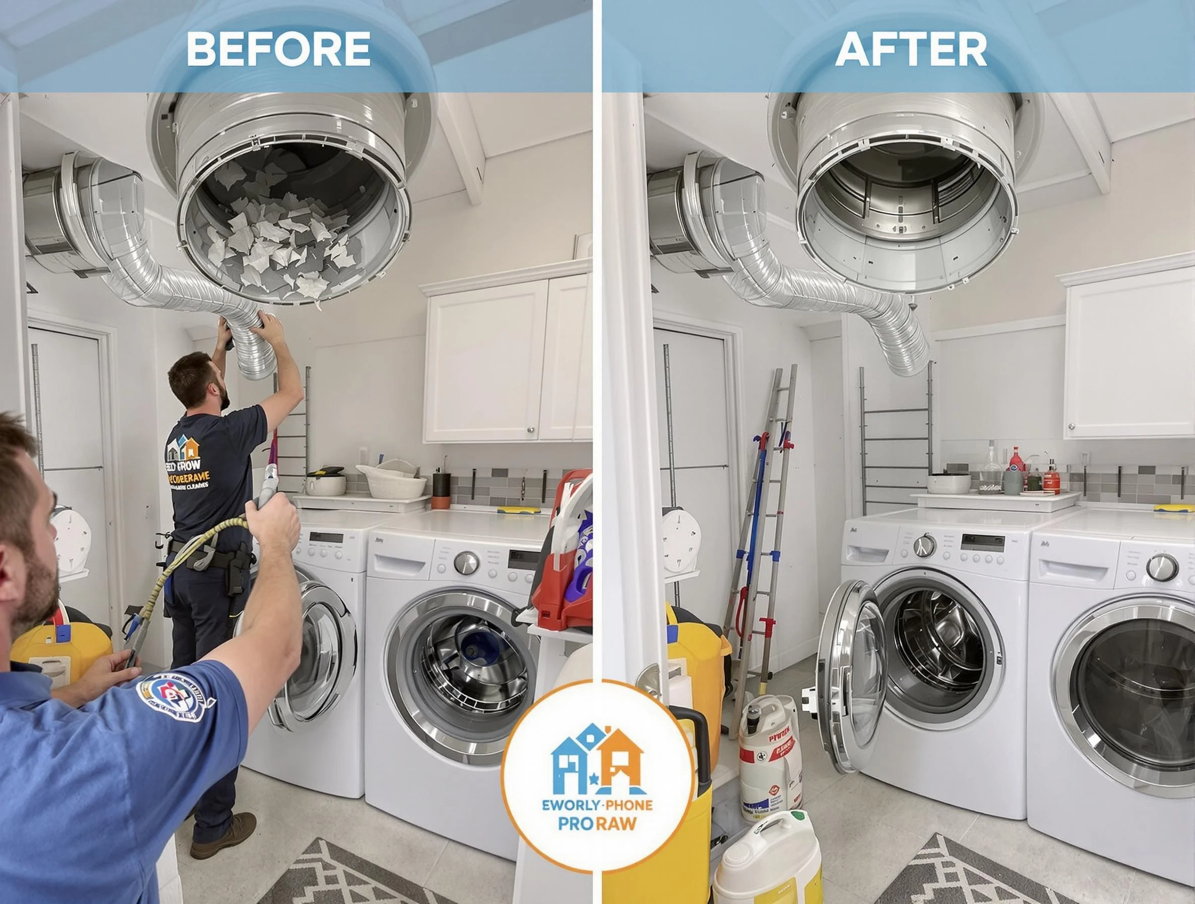 Residential dryer vent cleaning by Riverside Dryer Vent Cleaning in Riverside